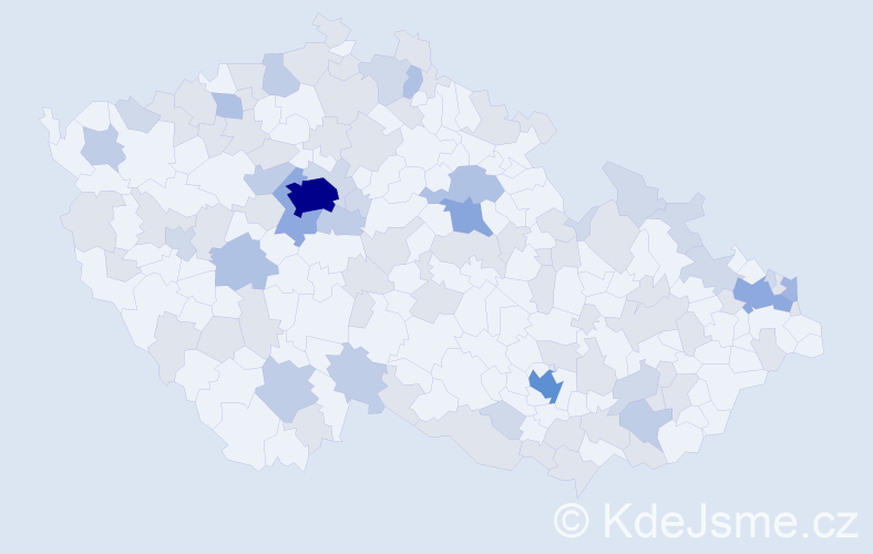 Jméno: 'Nikoleta', počet výskytů 193 v celé ČR