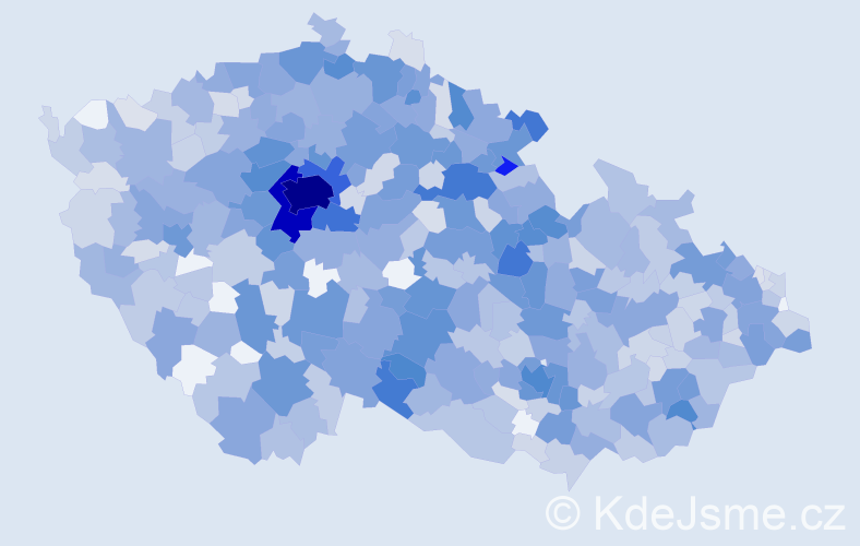 Jméno: 'Jáchym', počet výskytů 2014 v celé ČR