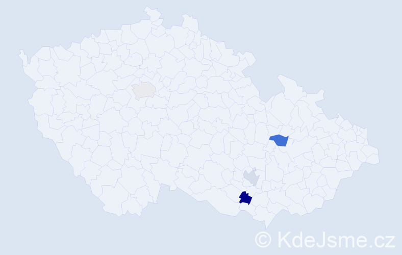 Jméno: 'Xuan Oanh', počet výskytů 4 v celé ČR