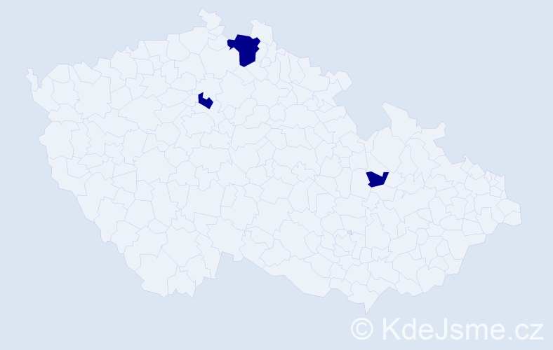 Jméno: 'Franz Josef', počet výskytů 3 v celé ČR
