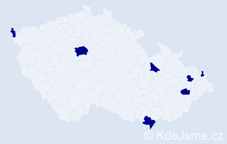 Jméno: 'Aloiz', počet výskytů 7 v celé ČR