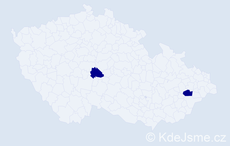 Jméno: 'Jan Dorian', počet výskytů 2 v celé ČR