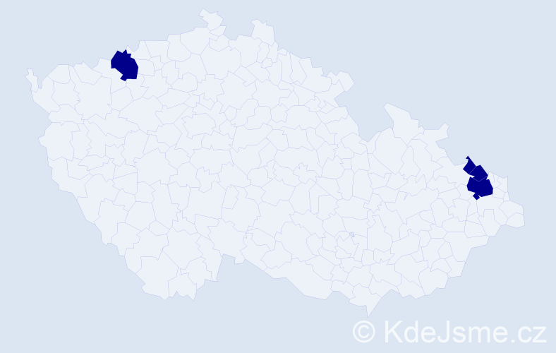 Jméno: 'Notburga', počet výskytů 4 v celé ČR