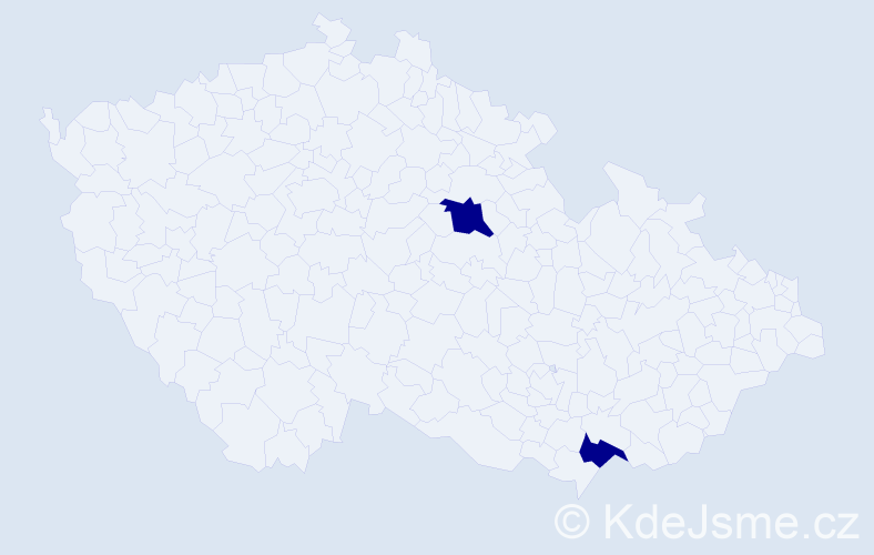 Jméno: 'Thomas Craig', počet výskytů 2 v celé ČR