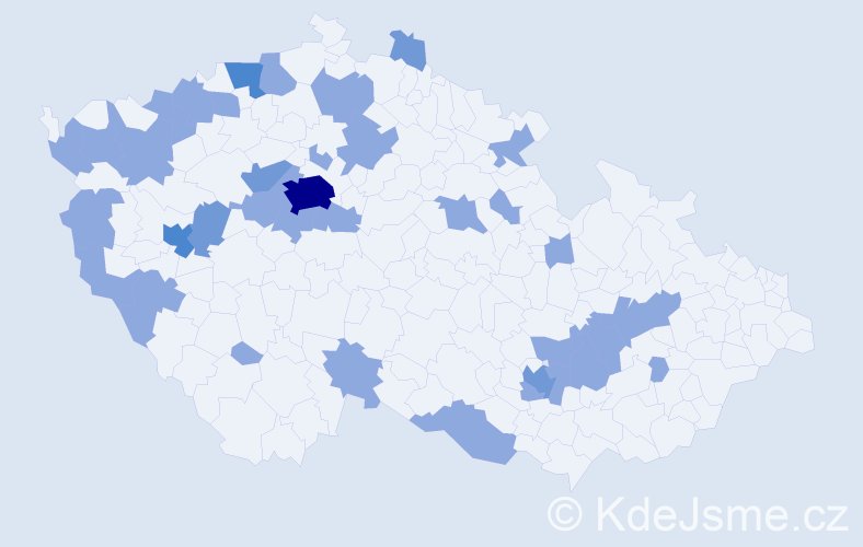 Jméno: 'Vasyl', počet výskytů 49 v celé ČR