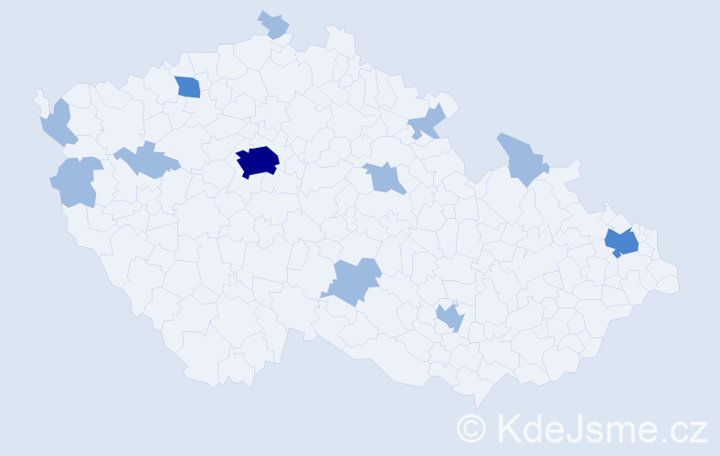 Jméno: 'Van Xuan', počet výskytů 17 v celé ČR