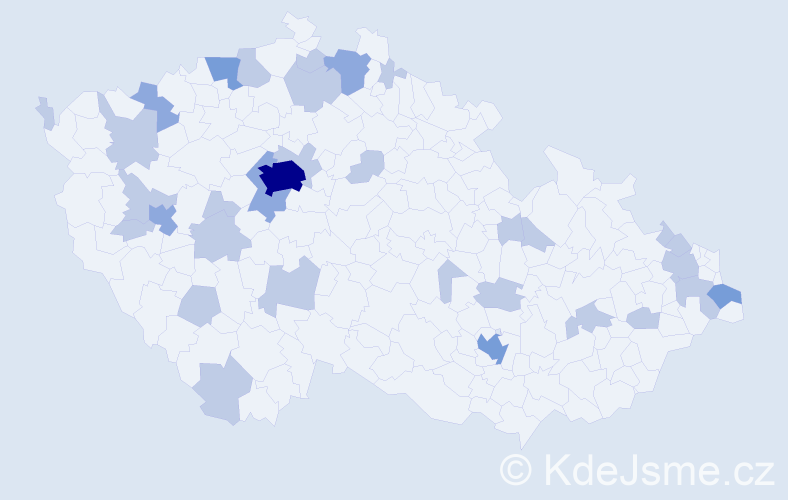 Jméno: 'Armin', počet výskytů 52 v celé ČR