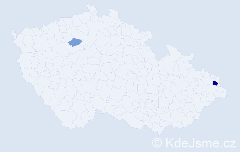 Příjmení: 'Kokoszynská', počet výskytů 8 v celé ČR