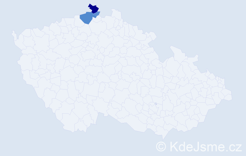 Příjmení: 'Gäbler', počet výskytů 9 v celé ČR