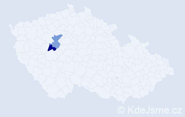 Příjmení: 'Eichenmann', počet výskytů 15 v celé ČR