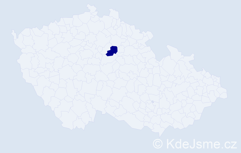 Příjmení: 'Grüneisová', počet výskytů 1 v celé ČR