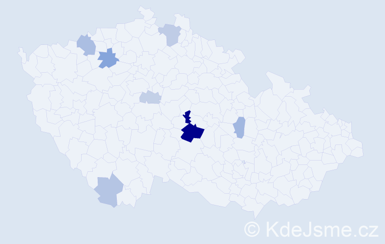 Příjmení: 'Neuhöferová', počet výskytů 19 v celé ČR