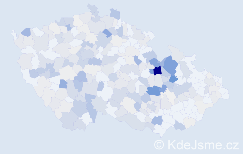 Příjmení: 'Hejl', počet výskytů 1042 v celé ČR