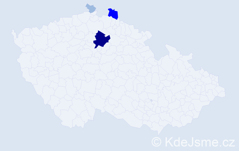 Příjmení: 'Skabrouth', počet výskytů 8 v celé ČR