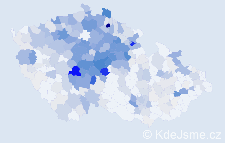 Příjmení: 'Barešová', počet výskytů 1683 v celé ČR