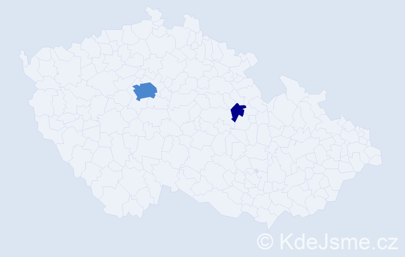 Příjmení: 'Pascucci', počet výskytů 4 v celé ČR
