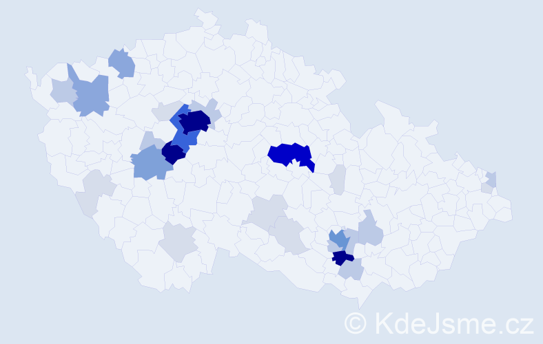 Příjmení: 'Drobílková', počet výskytů 126 v celé ČR