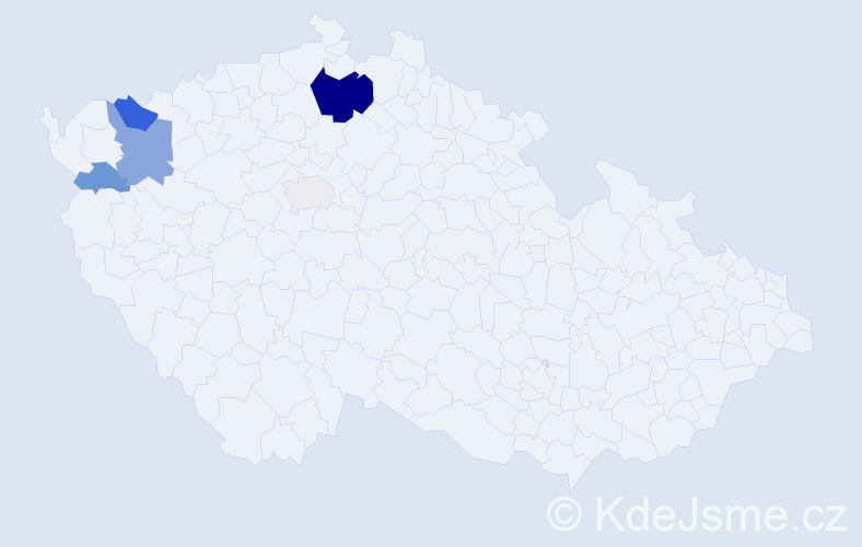 Příjmení: 'Kumpolt', počet výskytů 14 v celé ČR
