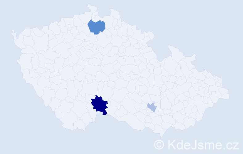 Příjmení: 'Robins', počet výskytů 7 v celé ČR