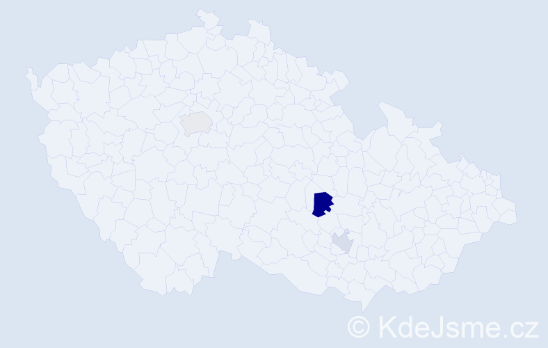 Příjmení: 'Rotkovský', počet výskytů 11 v celé ČR