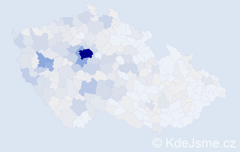 Příjmení: 'Dolejš', počet výskytů 1424 v celé ČR