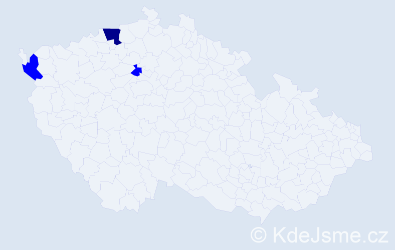 Příjmení: 'Rapprich', počet výskytů 4 v celé ČR