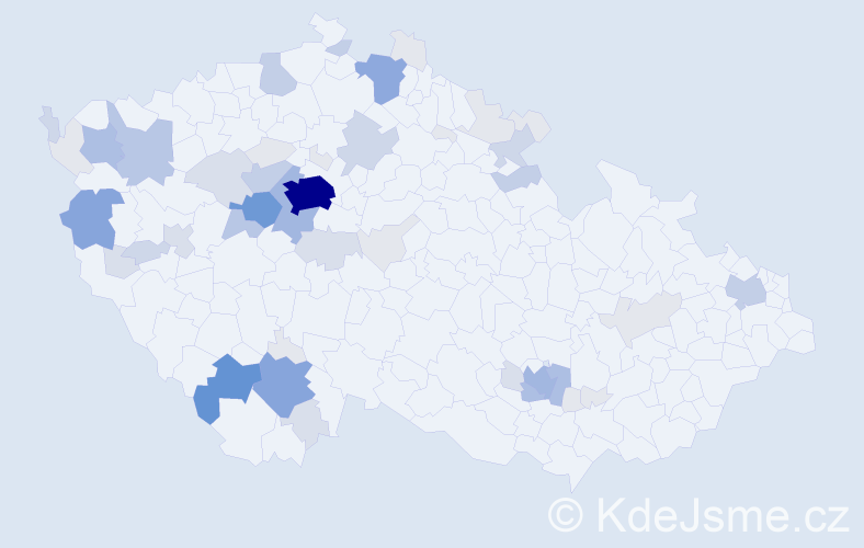 Příjmení: 'Fatka', počet výskytů 196 v celé ČR