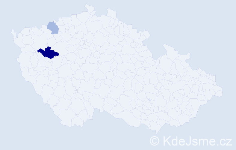 Příjmení: 'Yaroshyk', počet výskytů 3 v celé ČR