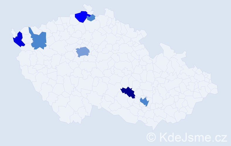 Příjmení: 'Engelhart', počet výskytů 29 v celé ČR