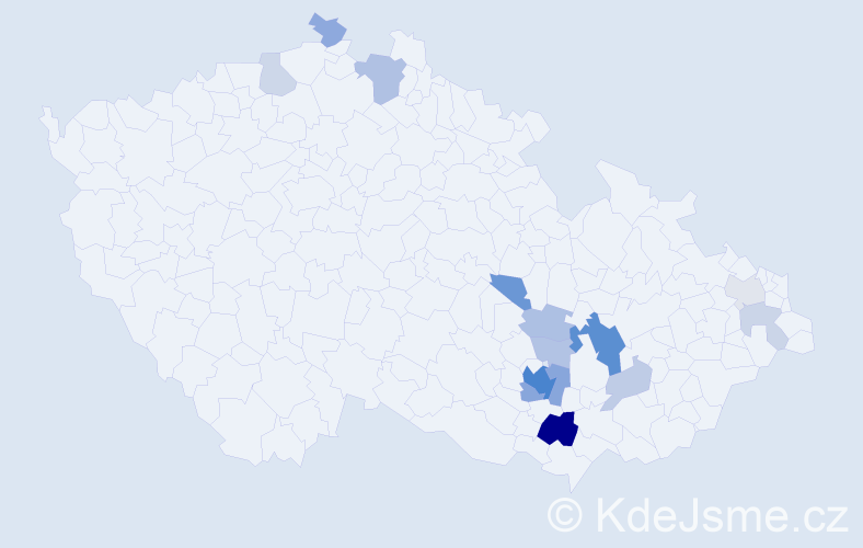 Příjmení: 'Schnirch', počet výskytů 39 v celé ČR