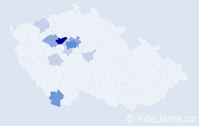 Příjmení: 'Maršnerová', počet výskytů 30 v celé ČR