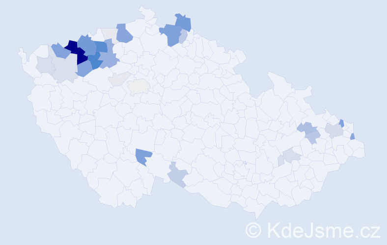 Příjmení: 'Makuňa', počet výskytů 132 v celé ČR