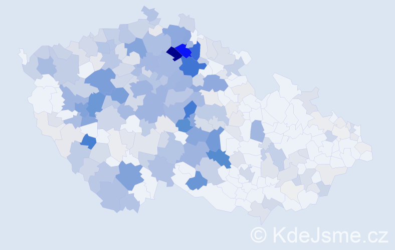 Příjmení: 'Zikmundová', počet výskytů 1337 v celé ČR