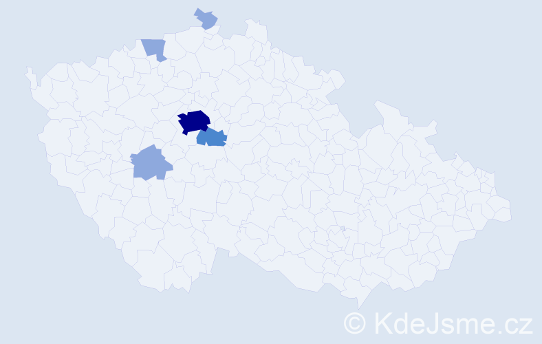 Příjmení: 'Massl', počet výskytů 10 v celé ČR