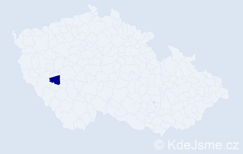 Příjmení: 'Kyburzová', počet výskytů 1 v celé ČR