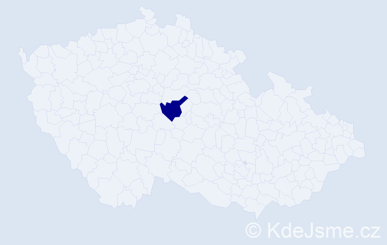 Příjmení: 'Beutingerová', počet výskytů 1 v celé ČR