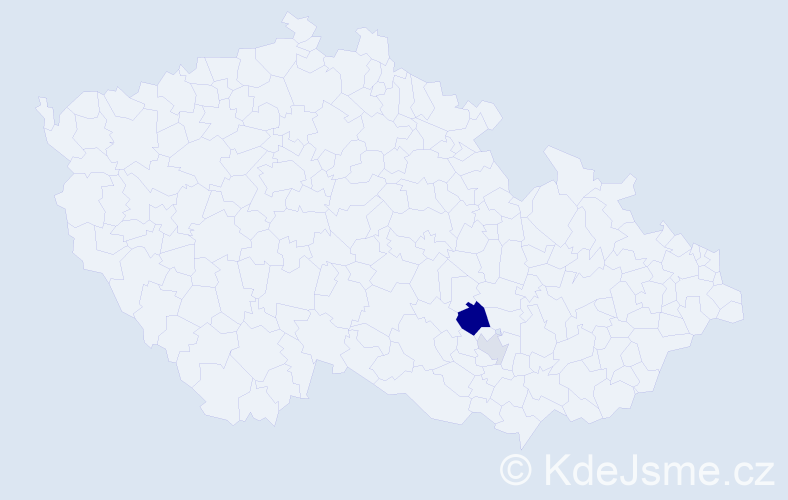 Příjmení: 'Kolbasovská', počet výskytů 4 v celé ČR