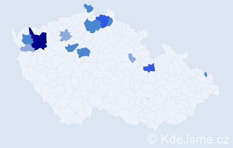 Příjmení: 'Baranovský', počet výskytů 31 v celé ČR