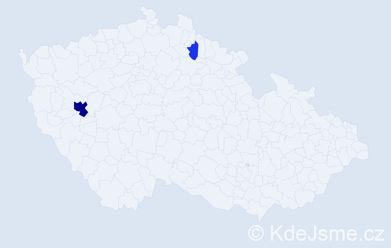 Příjmení: 'Krumposová', počet výskytů 8 v celé ČR