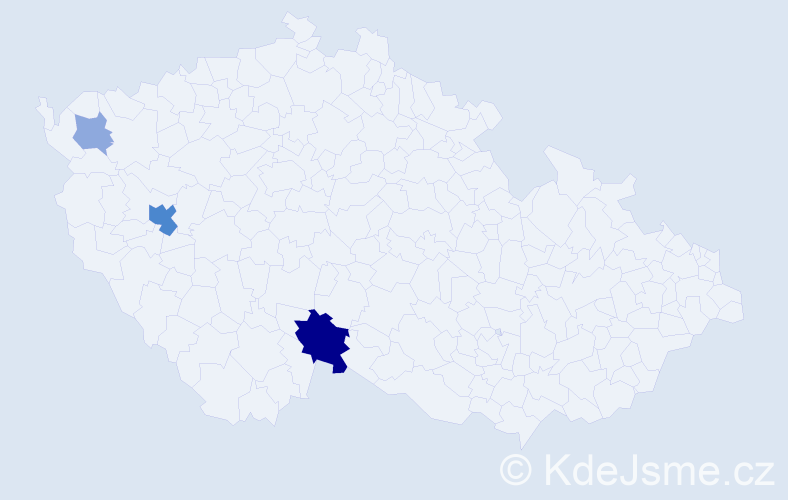 Příjmení: 'Garhofer', počet výskytů 8 v celé ČR