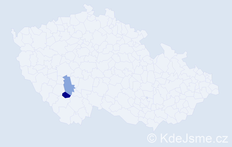 Příjmení: 'Ankudinov', počet výskytů 2 v celé ČR
