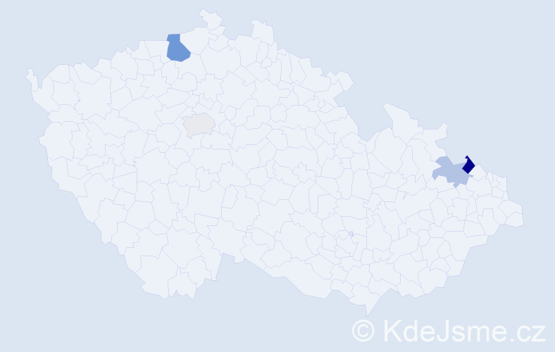 Příjmení: 'Zurek', počet výskytů 7 v celé ČR
