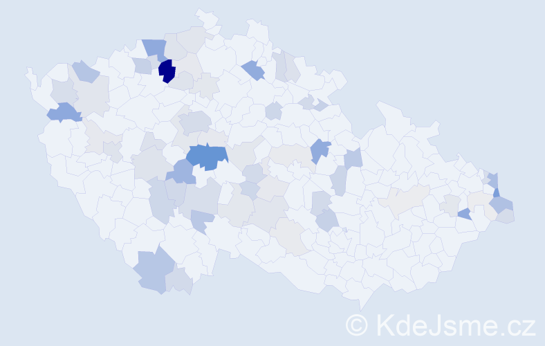 Příjmení: 'Harvan', počet výskytů 198 v celé ČR