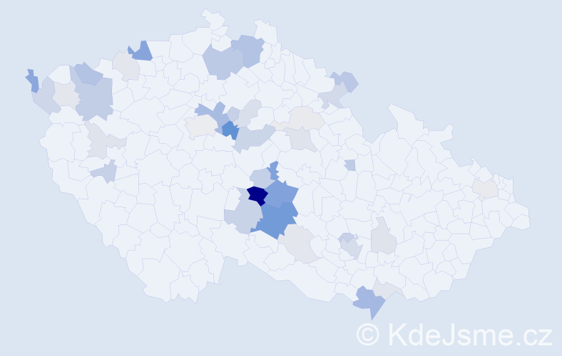 Příjmení: 'Duchanová', počet výskytů 108 v celé ČR