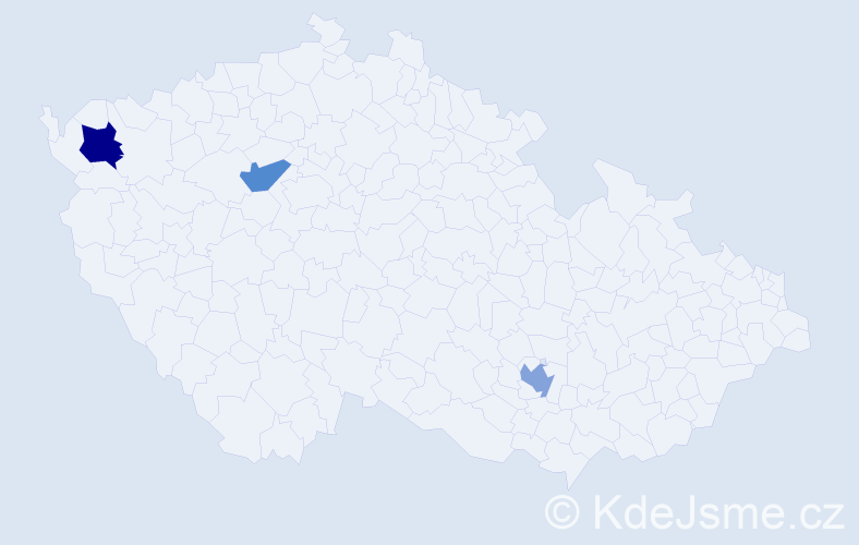 Příjmení: 'Siničák', počet výskytů 12 v celé ČR