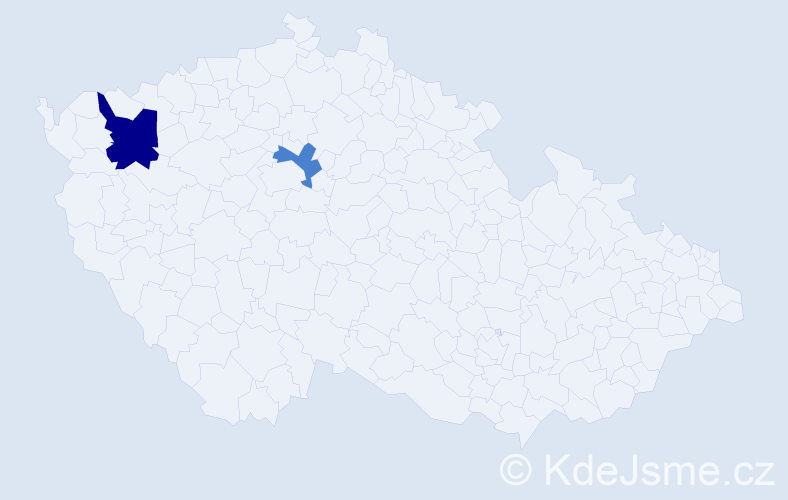 Příjmení: 'Kamenskaya', počet výskytů 3 v celé ČR