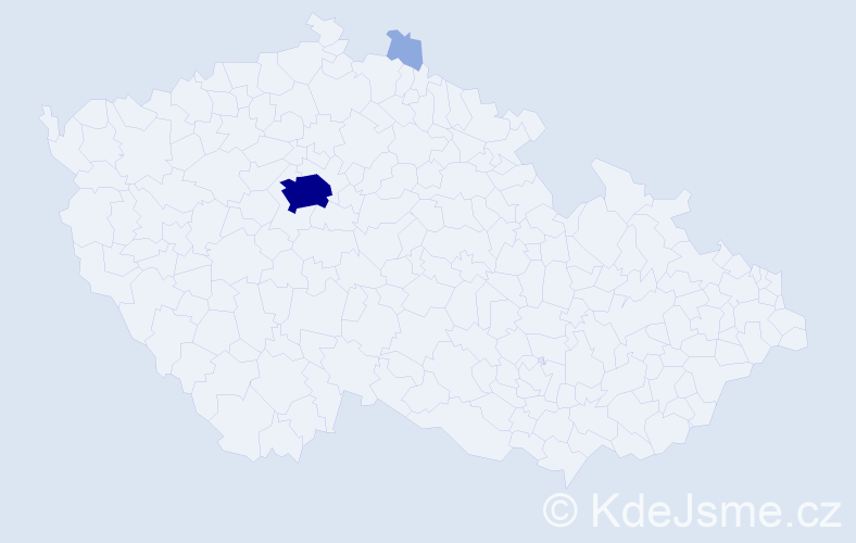 Příjmení: 'Amiri', počet výskytů 14 v celé ČR