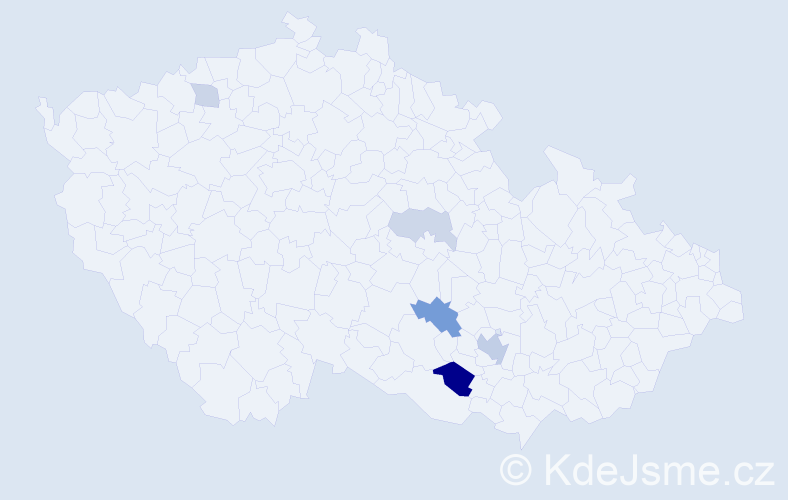 Příjmení: 'Drabantová', počet výskytů 12 v celé ČR