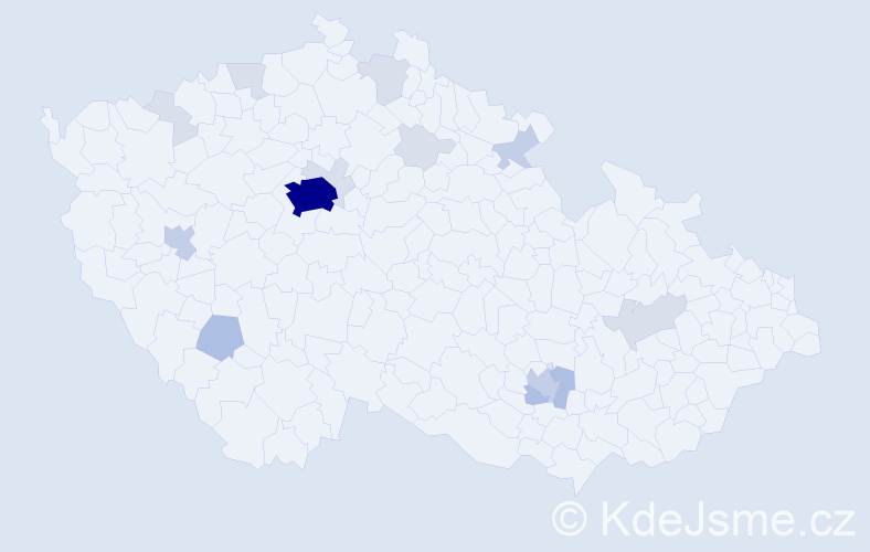 Příjmení: 'Ivanchenko', počet výskytů 40 v celé ČR
