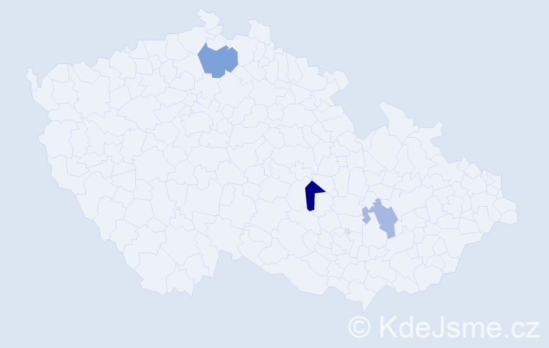 Příjmení: 'Iwachovová', počet výskytů 8 v celé ČR